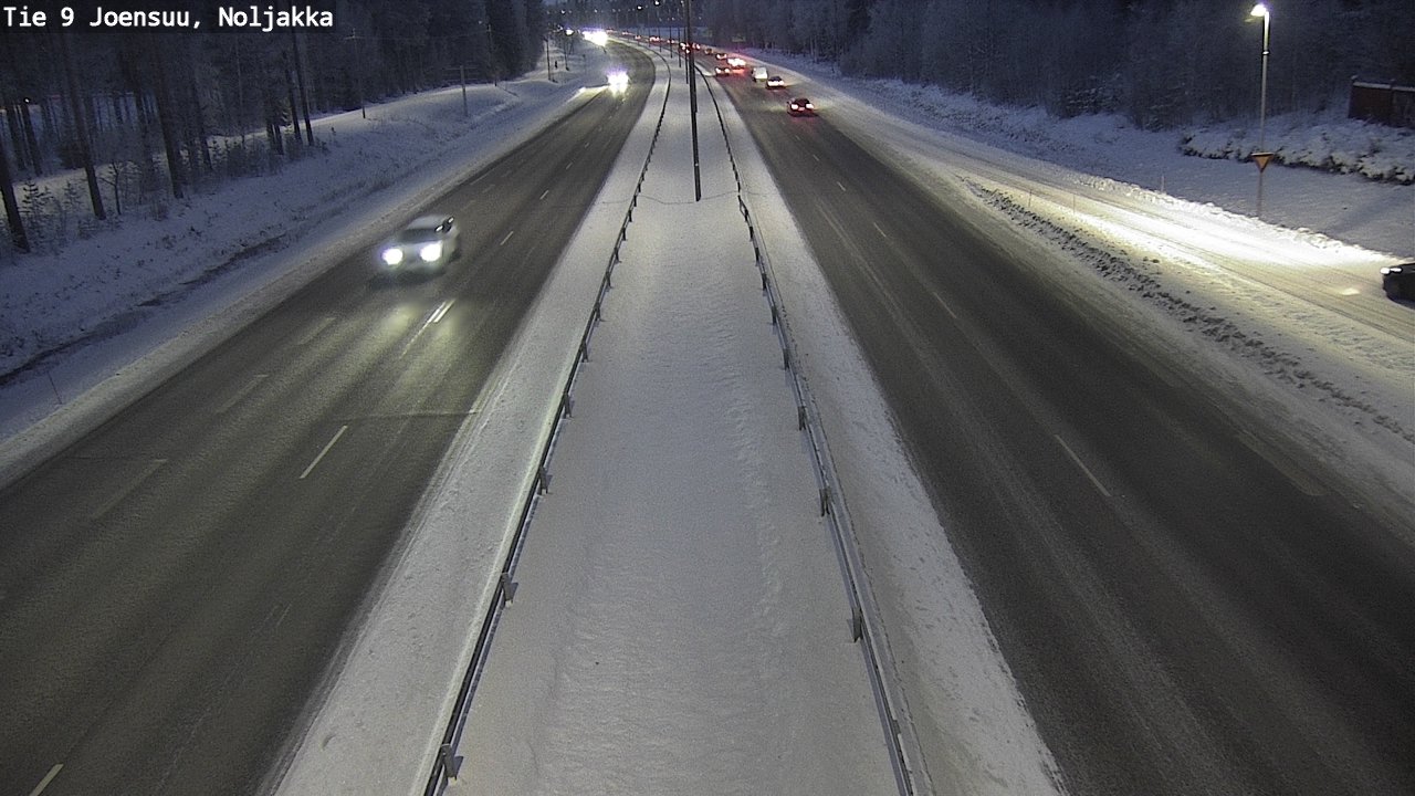 Weather Camera Image Road 9 Joensuu, Noljakka, Joensuu, Pohjois-Karjala