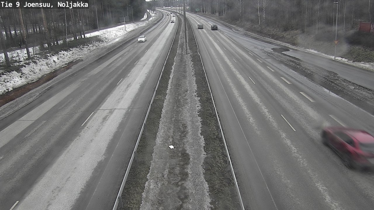 Weather Camera Image Road 9 Joensuu, Noljakka, Joensuu, Pohjois-Karjala