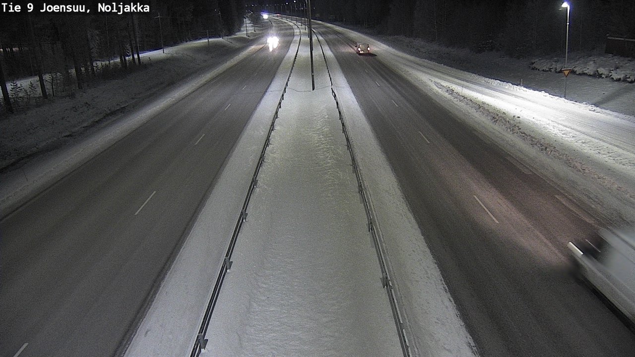 Weather Camera Image Road 9 Joensuu, Noljakka, Joensuu, Pohjois-Karjala