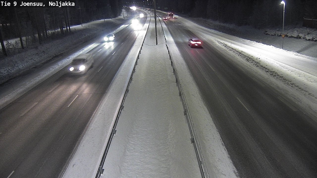 Weather Camera Image Road 9 Joensuu, Noljakka, Joensuu, Pohjois-Karjala
