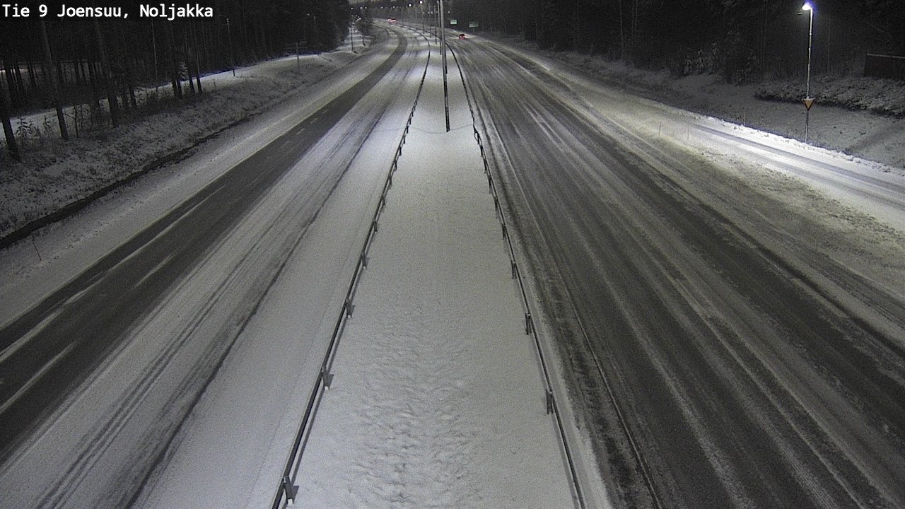 Weather Camera Image Väg 9 Joensuu, Noljakka, Joensuu, Pohjois-Karjala