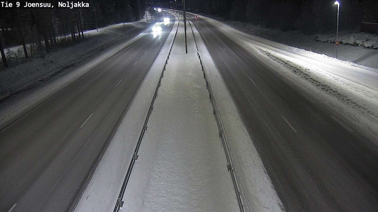 Weather Camera Image Road 9 Joensuu, Noljakka, Joensuu, Pohjois-Karjala