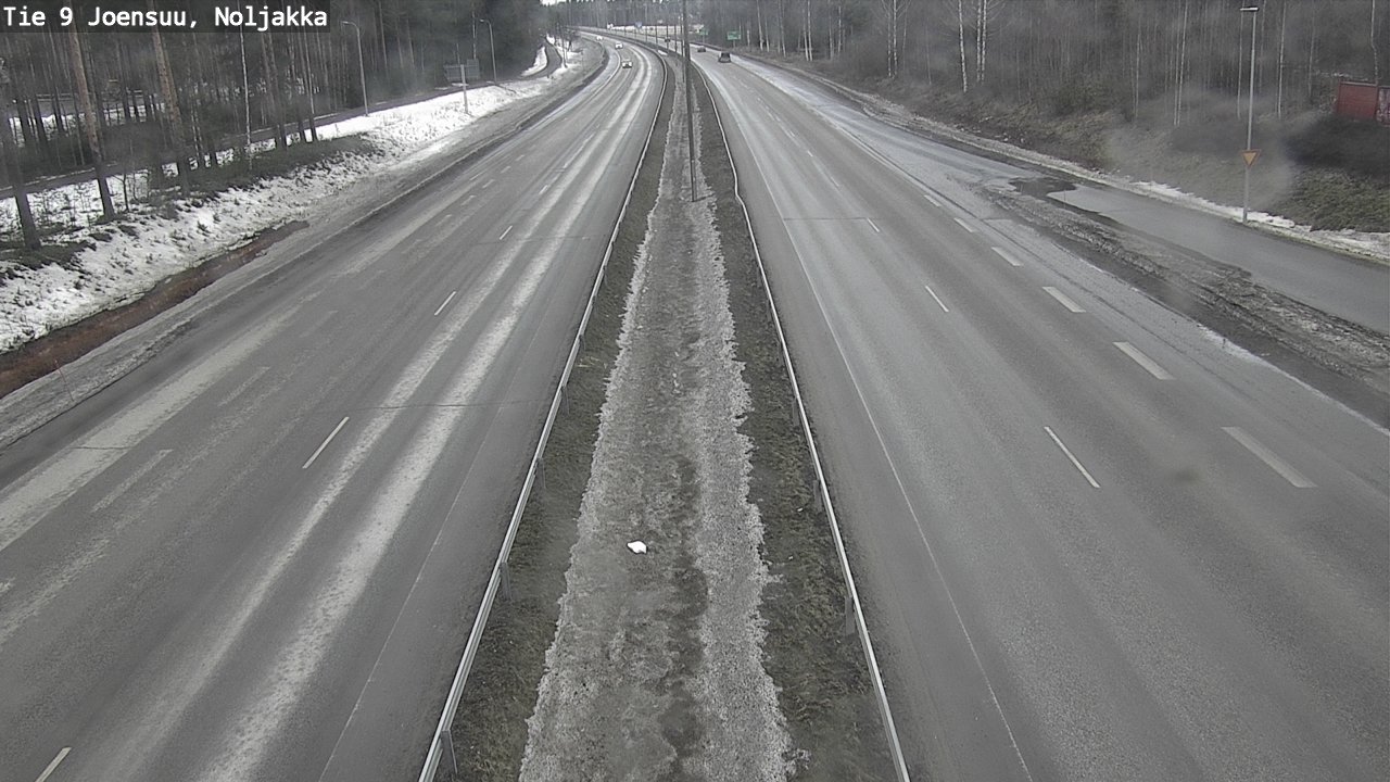 Weather Camera Image Road 9 Joensuu, Noljakka, Joensuu, Pohjois-Karjala