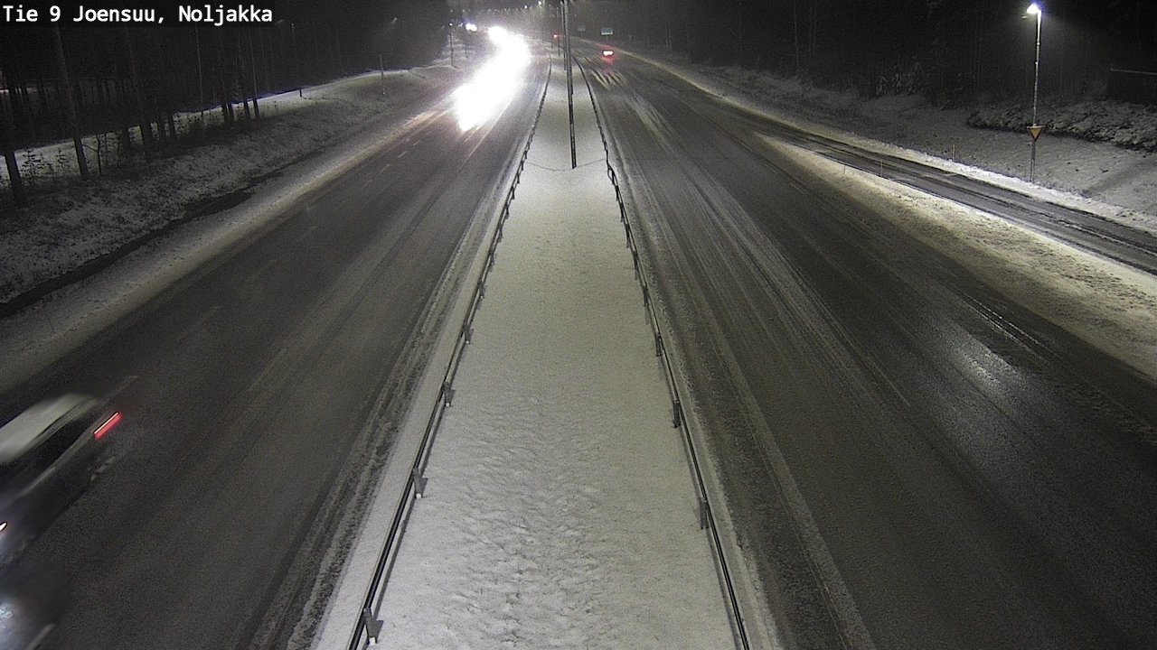 Weather Camera Image Väg 9 Joensuu, Noljakka, Joensuu, Pohjois-Karjala