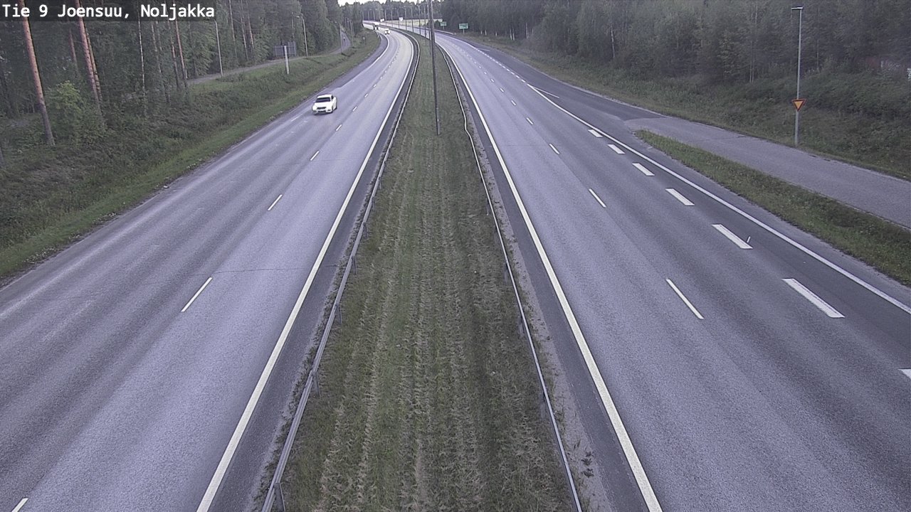 Weather Camera Image Road 9 Joensuu, Noljakka, Joensuu, Pohjois-Karjala