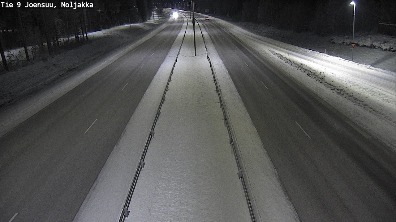 Weather Camera Image Väg 9 Joensuu, Noljakka, Joensuu, Pohjois-Karjala