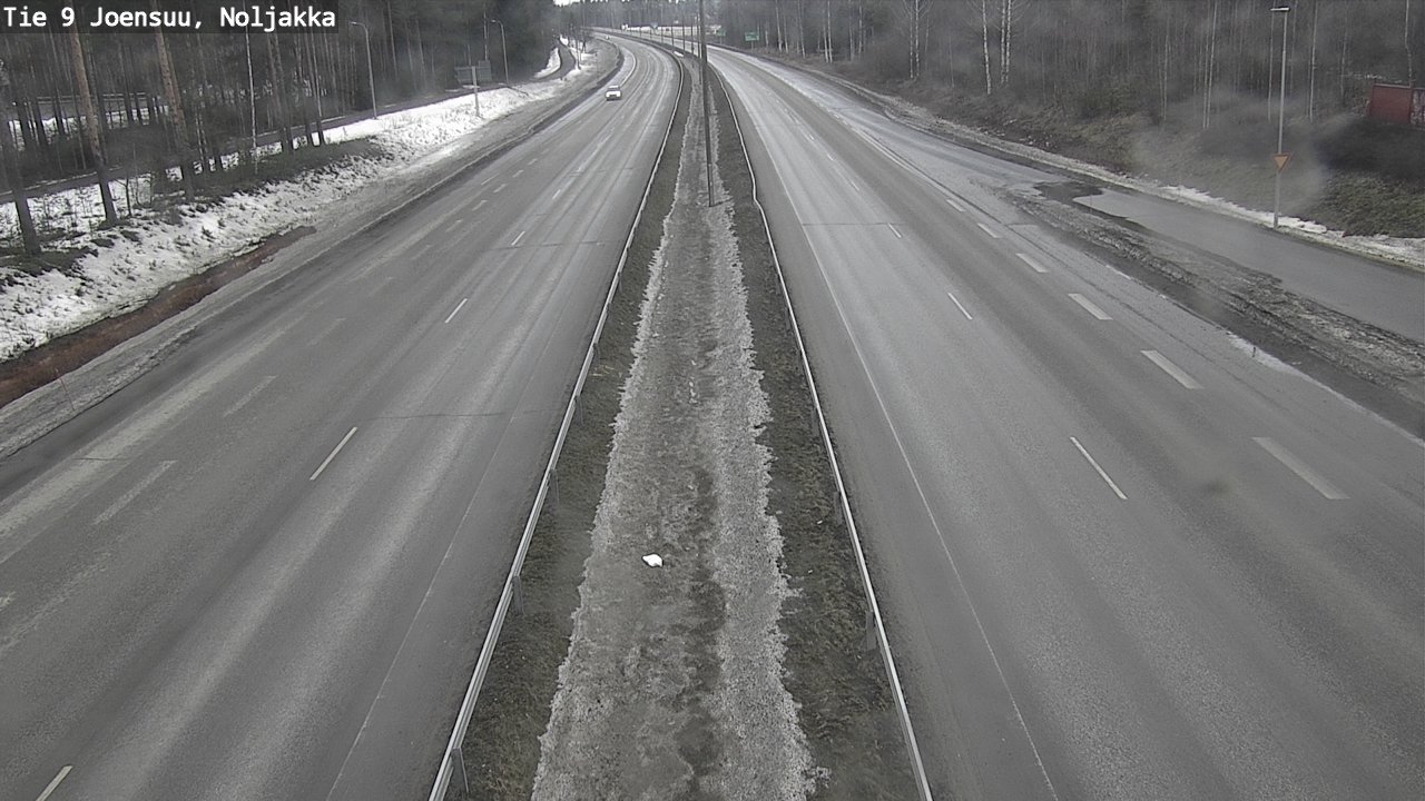 Weather Camera Image Road 9 Joensuu, Noljakka, Joensuu, Pohjois-Karjala
