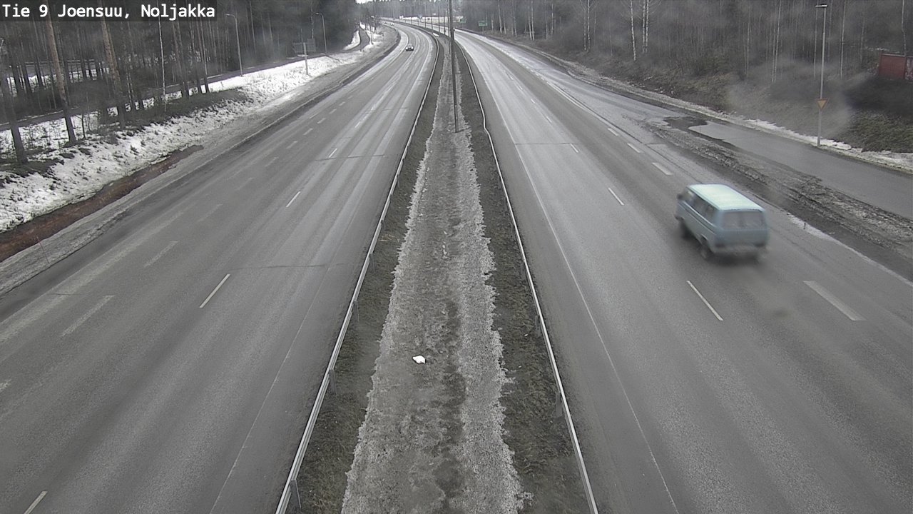 Weather Camera Image Road 9 Joensuu, Noljakka, Joensuu, Pohjois-Karjala