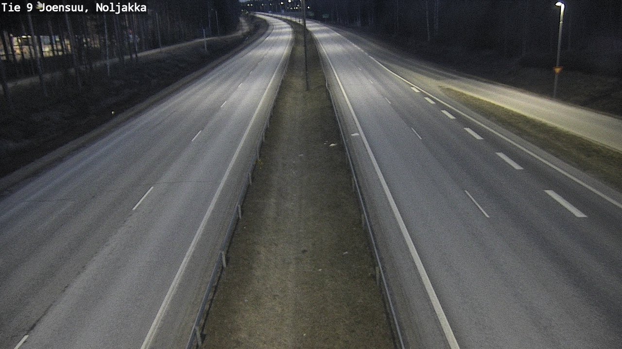 Weather Camera Image Väg 9 Joensuu, Noljakka, Joensuu, Pohjois-Karjala