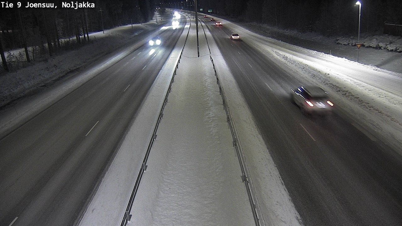 Weather Camera Image Road 9 Joensuu, Noljakka, Joensuu, Pohjois-Karjala