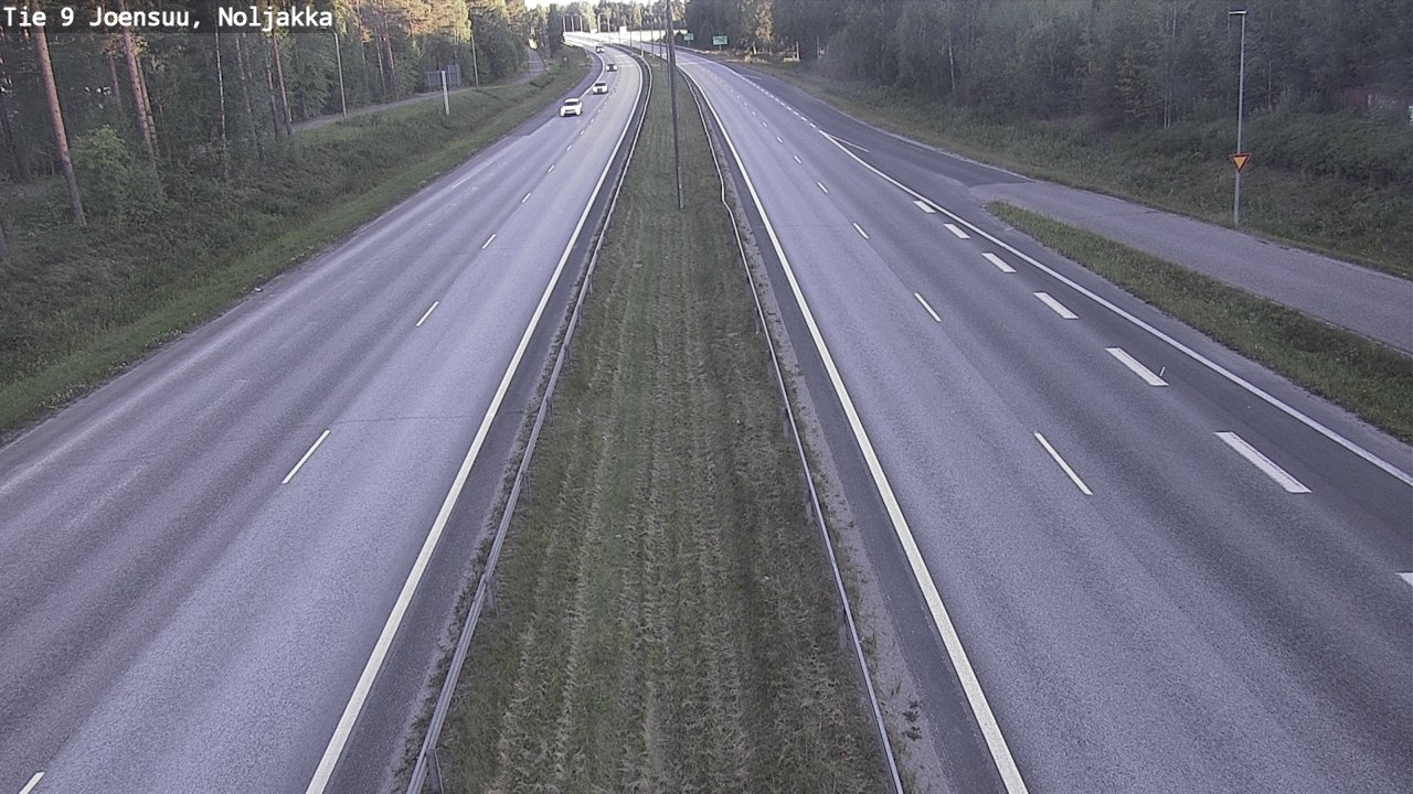 Weather Camera Image Road 9 Joensuu, Noljakka, Joensuu, Pohjois-Karjala