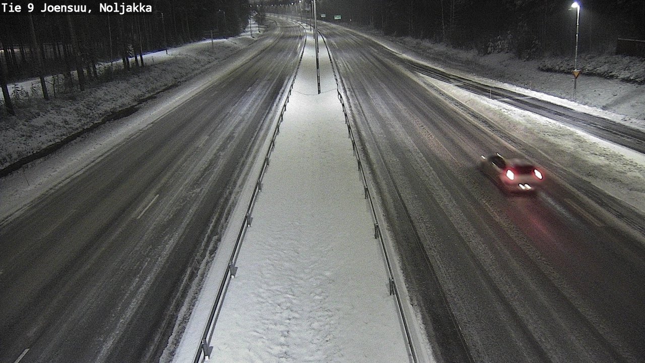 Weather Camera Image Väg 9 Joensuu, Noljakka, Joensuu, Pohjois-Karjala