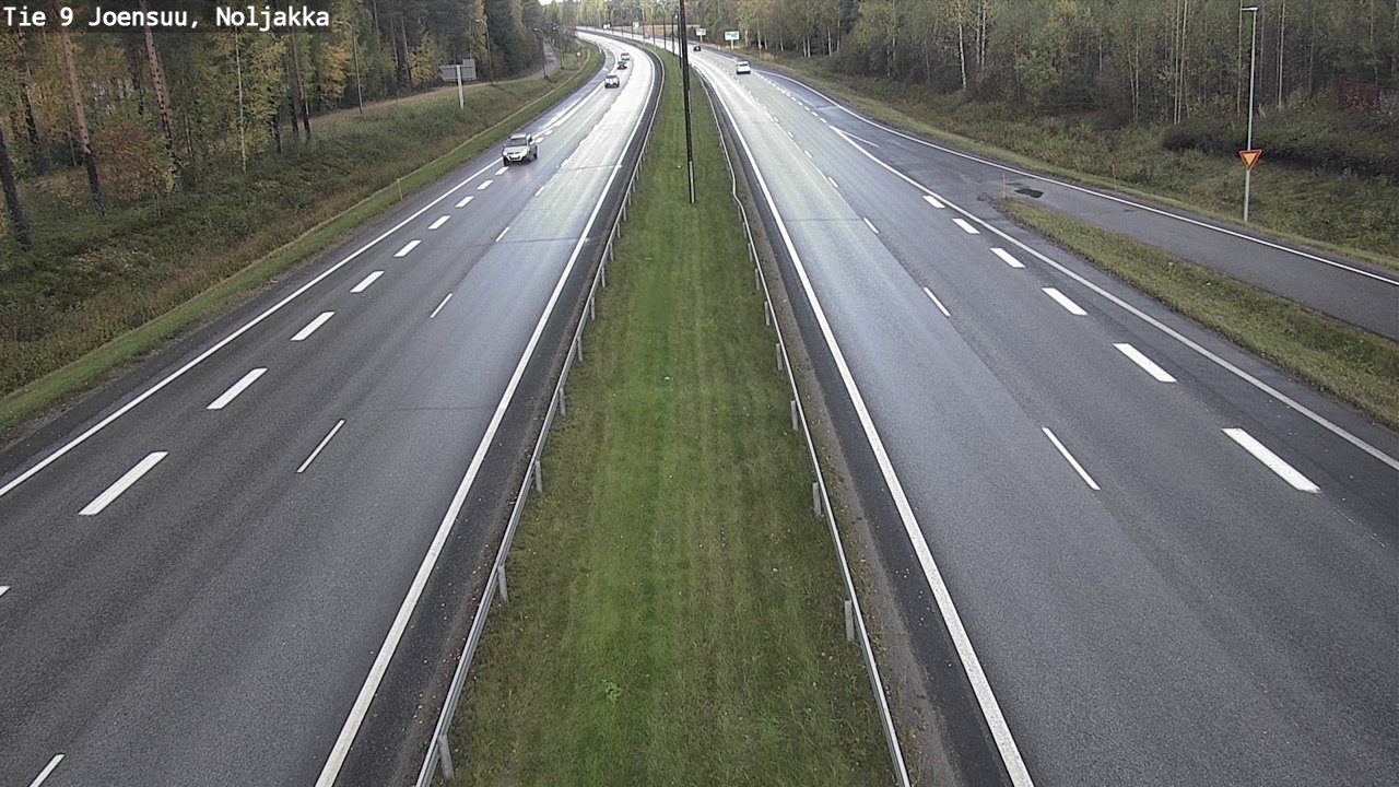 Weather Camera Image Road 9 Joensuu, Noljakka, Joensuu, Pohjois-Karjala