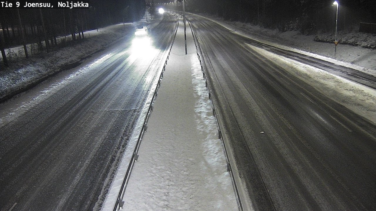 Weather Camera Image Väg 9 Joensuu, Noljakka, Joensuu, Pohjois-Karjala