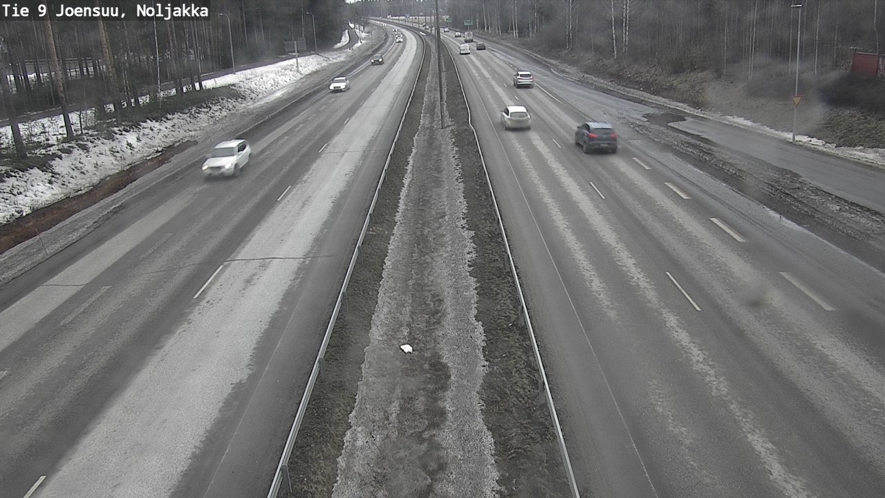 Weather Camera Image Road 9 Joensuu, Noljakka, Joensuu, Pohjois-Karjala