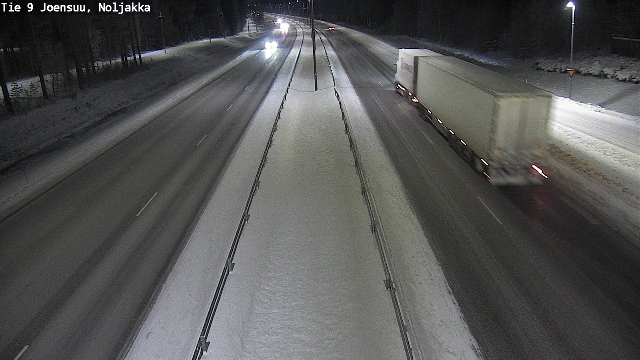 Weather Camera Image Road 9 Joensuu, Noljakka, Joensuu, Pohjois-Karjala