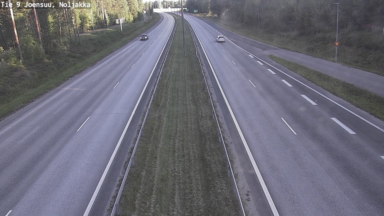 Weather Camera Image Road 9 Joensuu, Noljakka, Joensuu, Pohjois-Karjala
