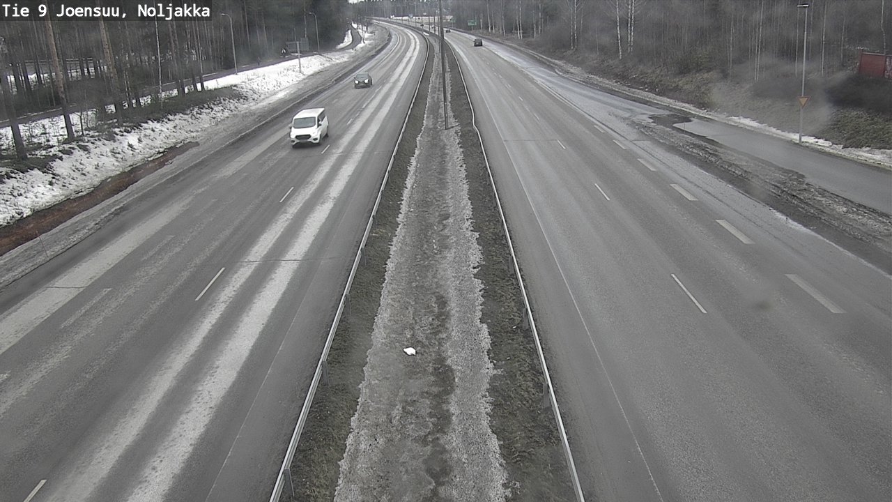 Weather Camera Image Road 9 Joensuu, Noljakka, Joensuu, Pohjois-Karjala