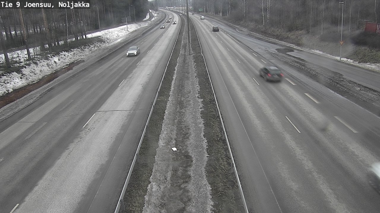 Weather Camera Image Road 9 Joensuu, Noljakka, Joensuu, Pohjois-Karjala