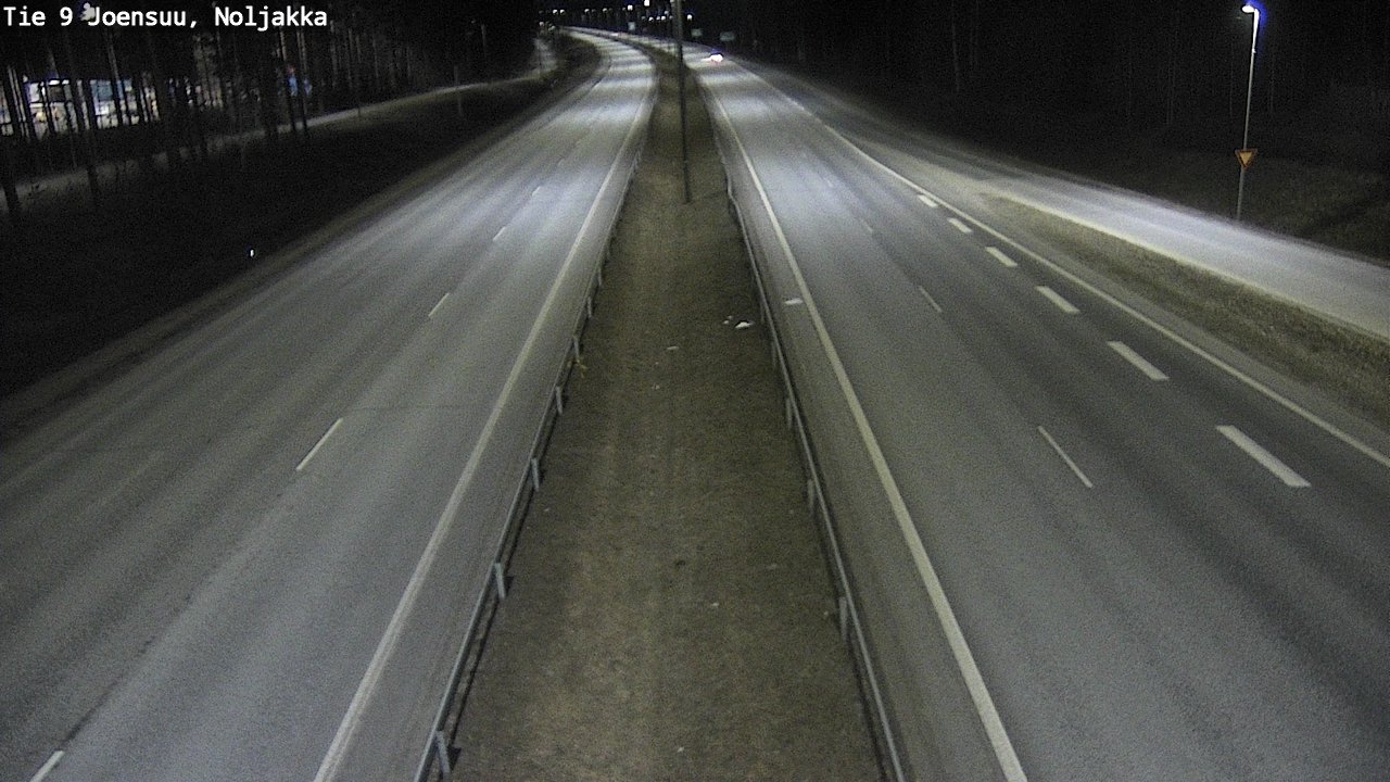 Weather Camera Image Väg 9 Joensuu, Noljakka, Joensuu, Pohjois-Karjala