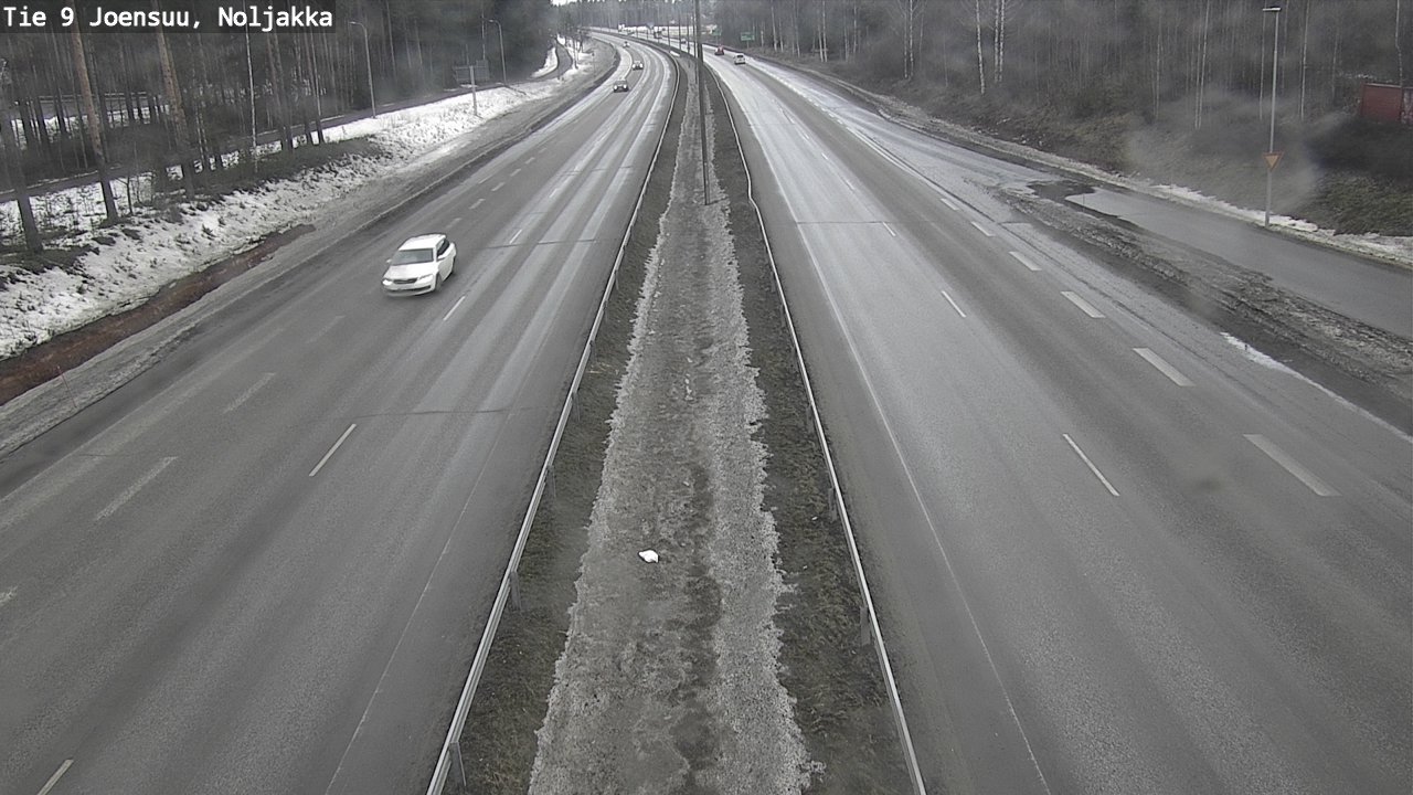 Weather Camera Image Road 9 Joensuu, Noljakka, Joensuu, Pohjois-Karjala
