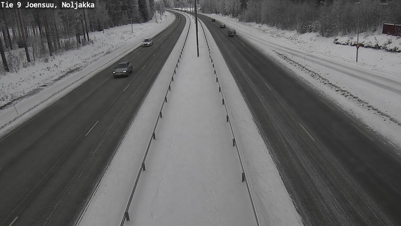 Weather Camera Image Road 9 Joensuu, Noljakka, Joensuu, Pohjois-Karjala