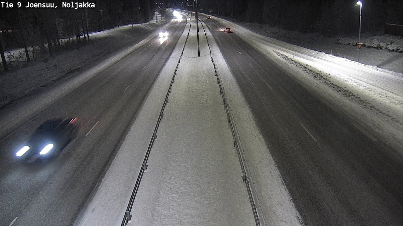 Weather Camera Image Road 9 Joensuu, Noljakka, Joensuu, Pohjois-Karjala