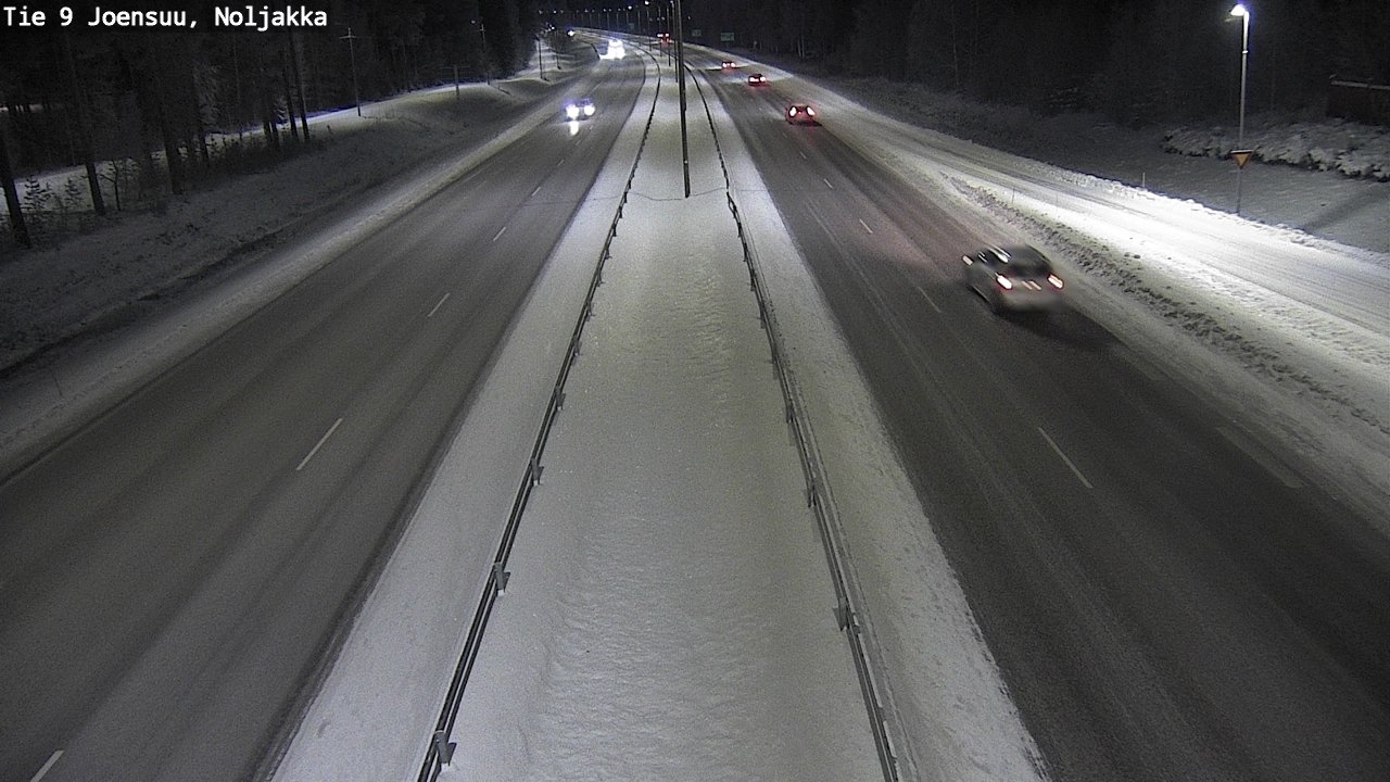 Weather Camera Image Road 9 Joensuu, Noljakka, Joensuu, Pohjois-Karjala