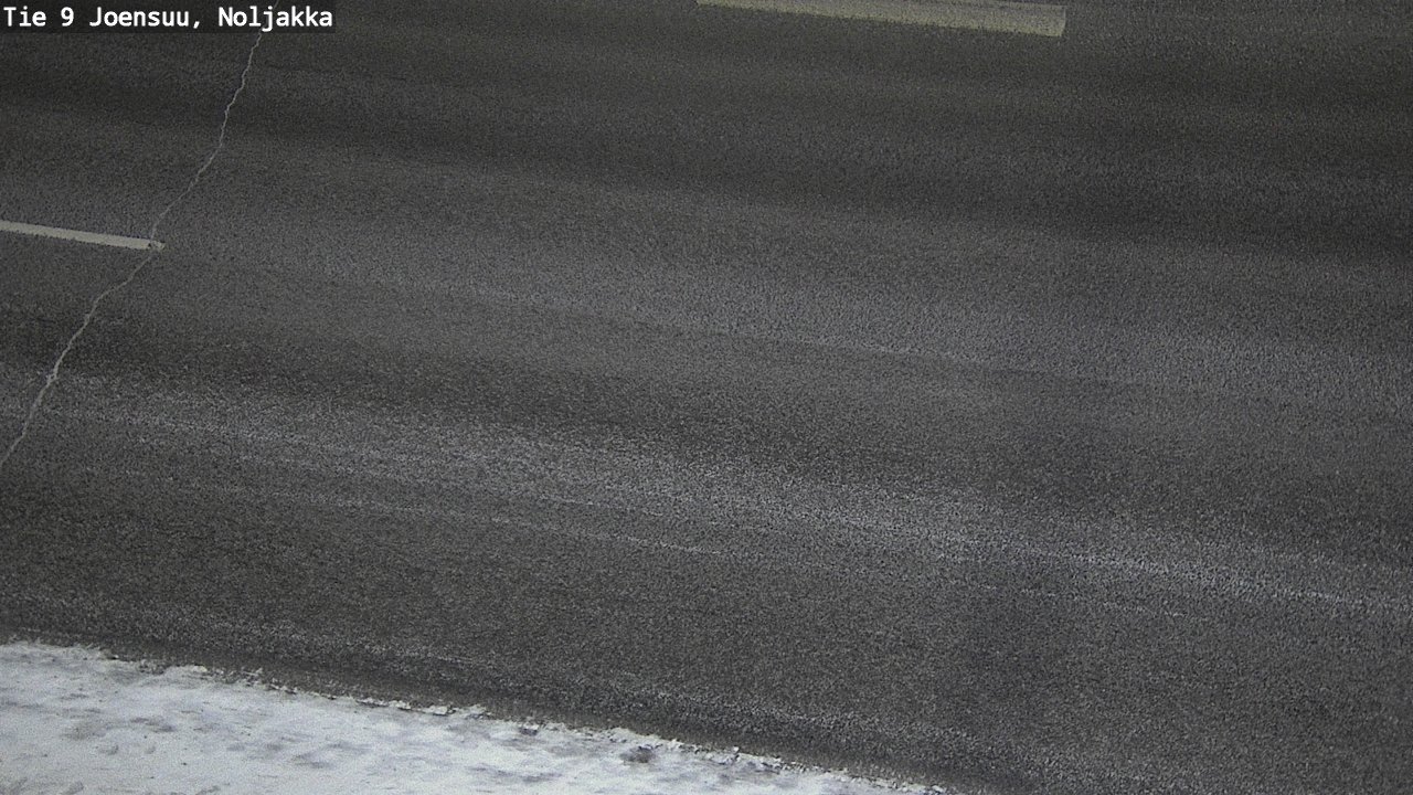 Weather Camera Image Väg 9 Joensuu, Noljakka, Joensuu, Pohjois-Karjala