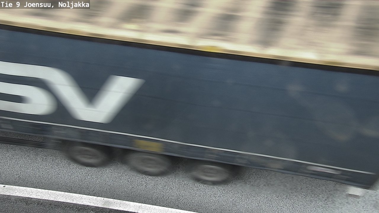 Weather Camera Image Väg 9 Joensuu, Noljakka, Joensuu, Pohjois-Karjala