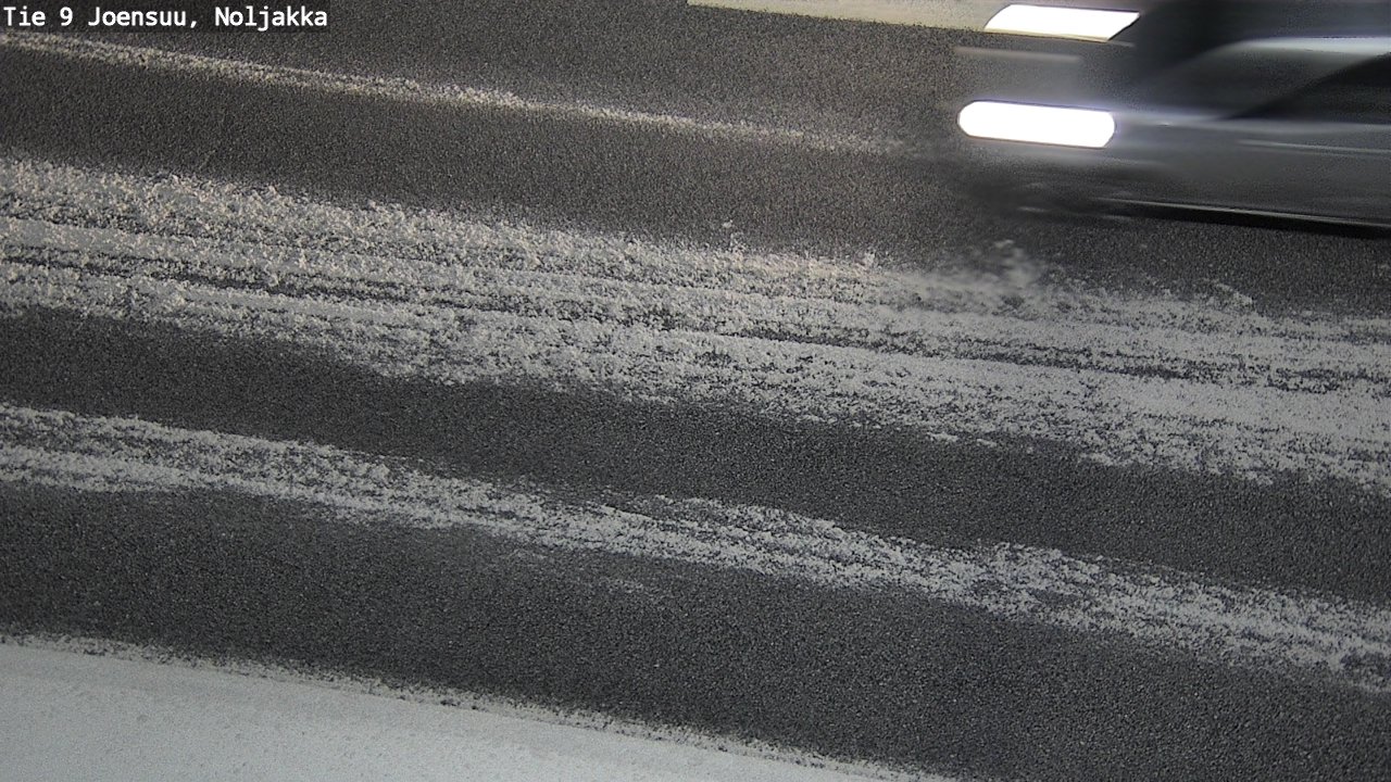 Weather Camera Image Väg 9 Joensuu, Noljakka, Joensuu, Pohjois-Karjala