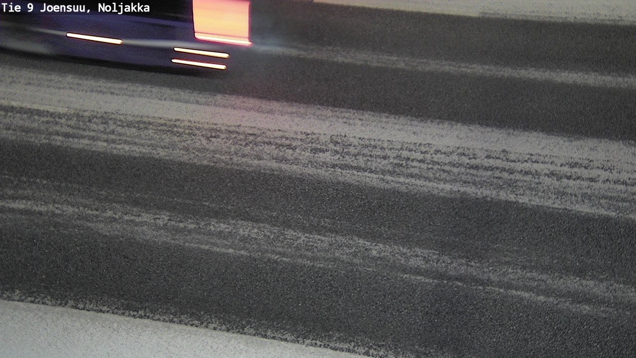 Weather Camera Image Väg 9 Joensuu, Noljakka, Joensuu, Pohjois-Karjala