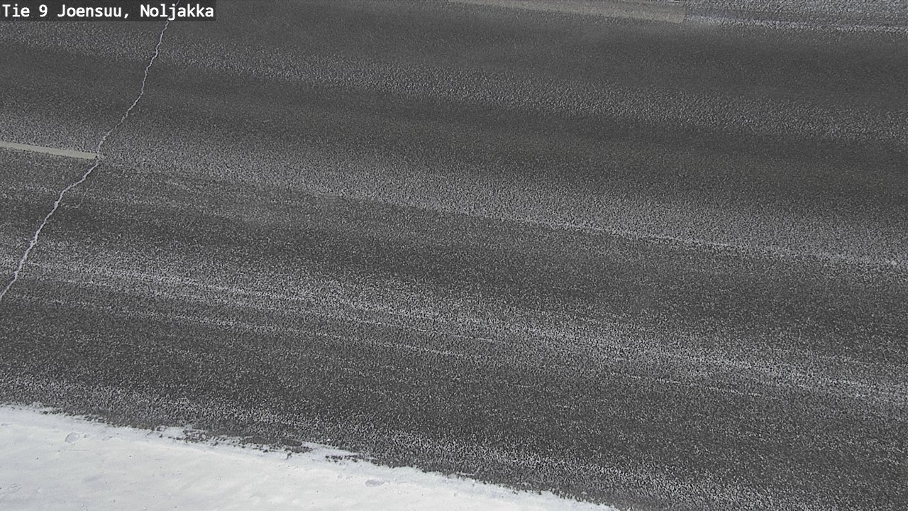 Weather Camera Image Väg 9 Joensuu, Noljakka, Joensuu, Pohjois-Karjala