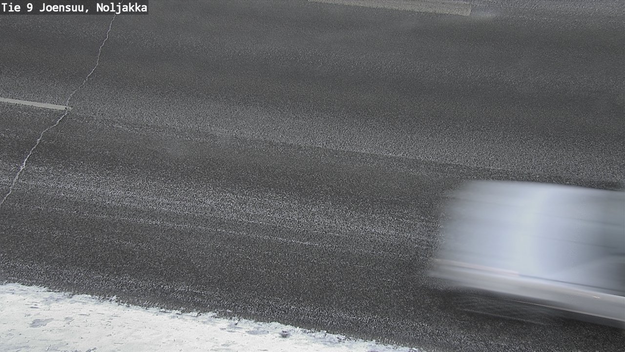 Weather Camera Image Väg 9 Joensuu, Noljakka, Joensuu, Pohjois-Karjala