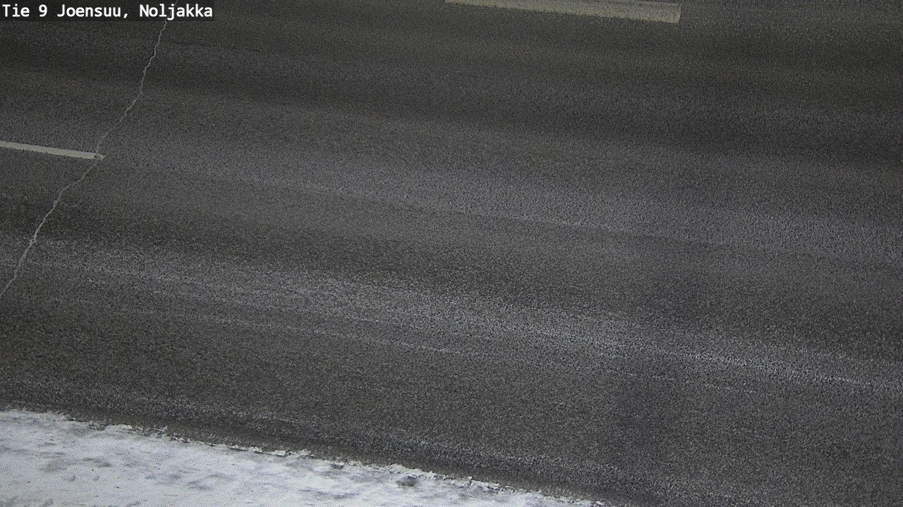 Weather Camera Image Väg 9 Joensuu, Noljakka, Joensuu, Pohjois-Karjala