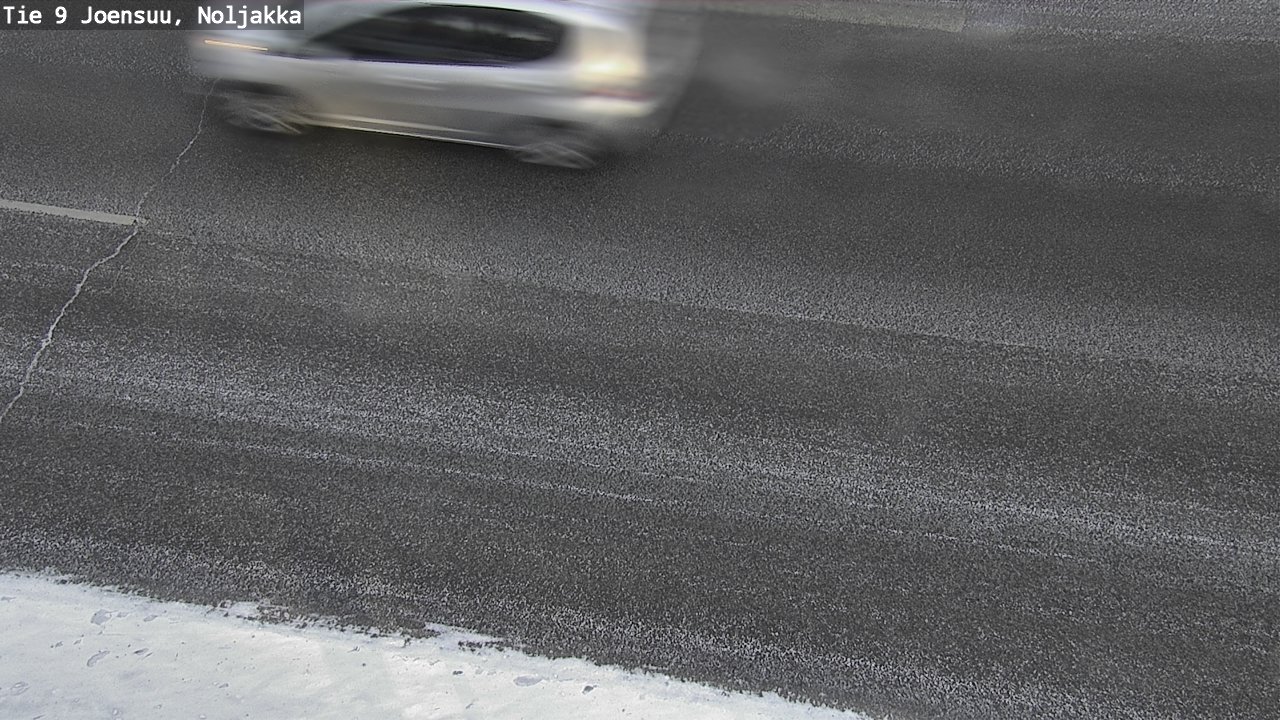 Weather Camera Image Väg 9 Joensuu, Noljakka, Joensuu, Pohjois-Karjala