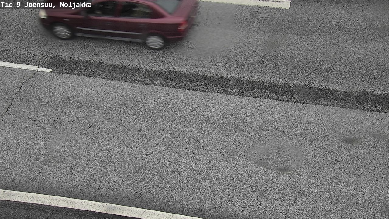 Weather Camera Image Väg 9 Joensuu, Noljakka, Joensuu, Pohjois-Karjala