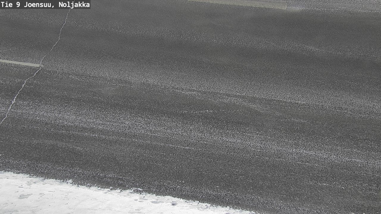 Weather Camera Image Väg 9 Joensuu, Noljakka, Joensuu, Pohjois-Karjala