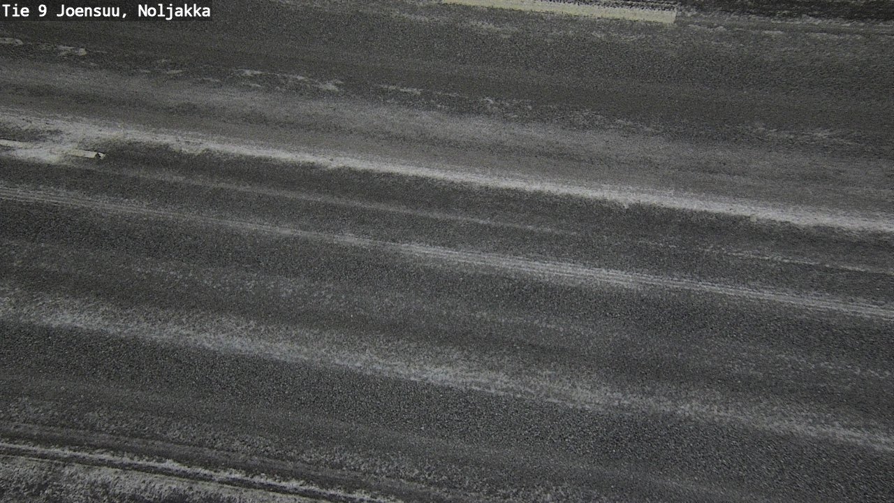 Weather Camera Image Väg 9 Joensuu, Noljakka, Joensuu, Pohjois-Karjala