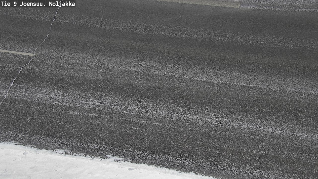 Weather Camera Image Väg 9 Joensuu, Noljakka, Joensuu, Pohjois-Karjala