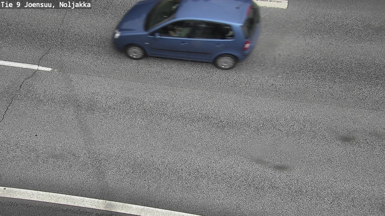 Weather Camera Image Väg 9 Joensuu, Noljakka, Joensuu, Pohjois-Karjala