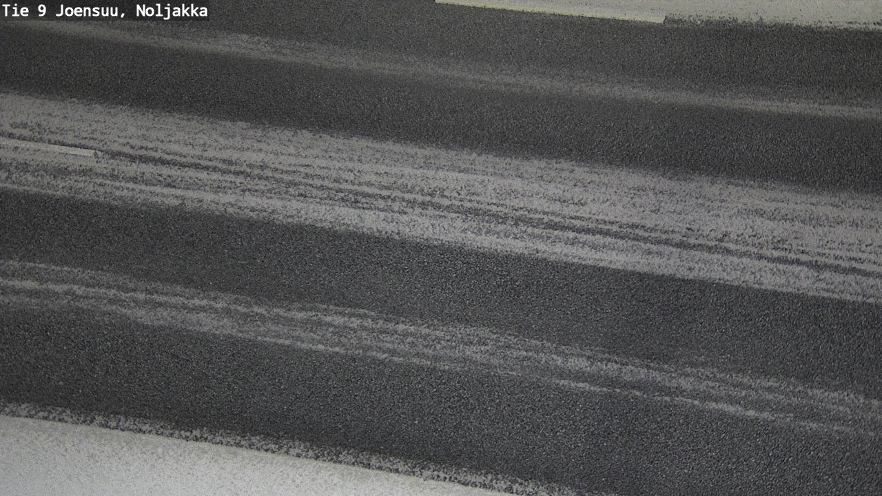 Weather Camera Image Väg 9 Joensuu, Noljakka, Joensuu, Pohjois-Karjala