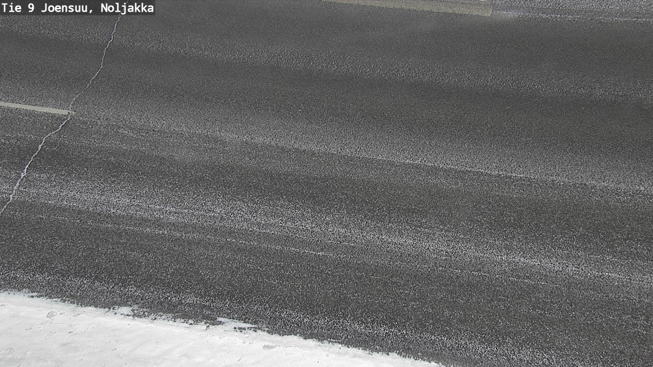 Weather Camera Image Väg 9 Joensuu, Noljakka, Joensuu, Pohjois-Karjala