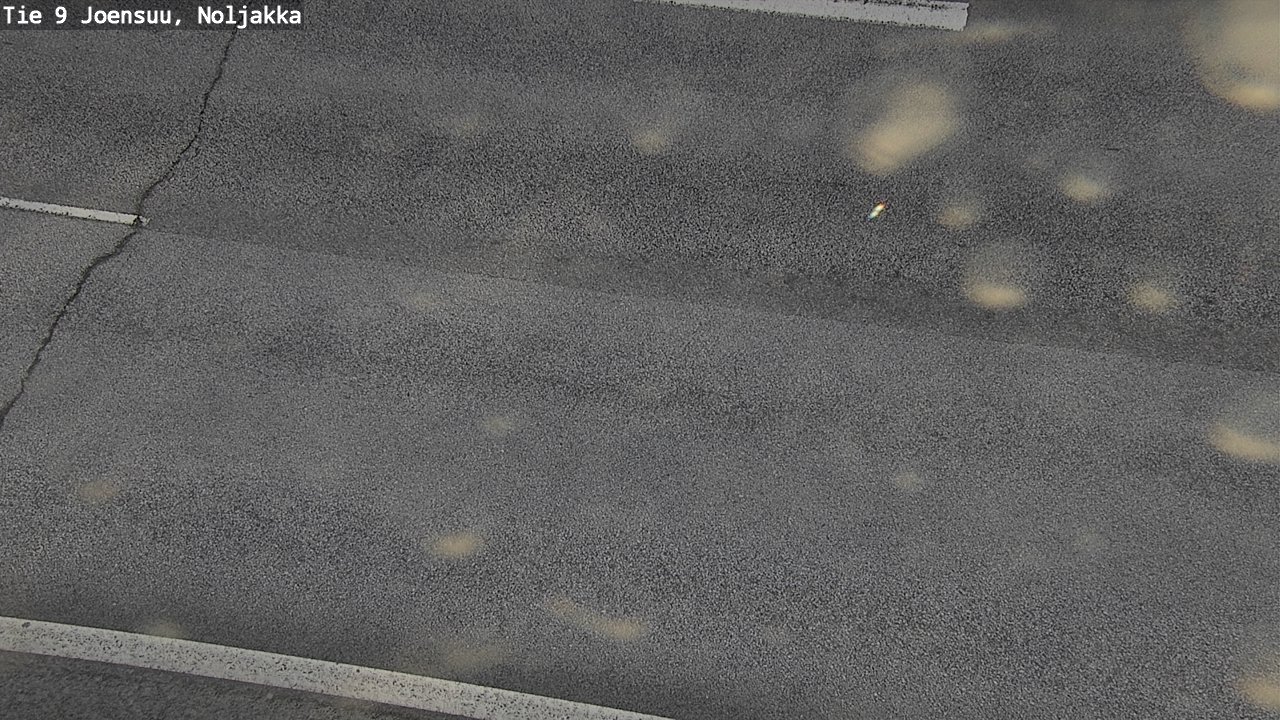 Weather Camera Image Väg 9 Joensuu, Noljakka, Joensuu, Pohjois-Karjala