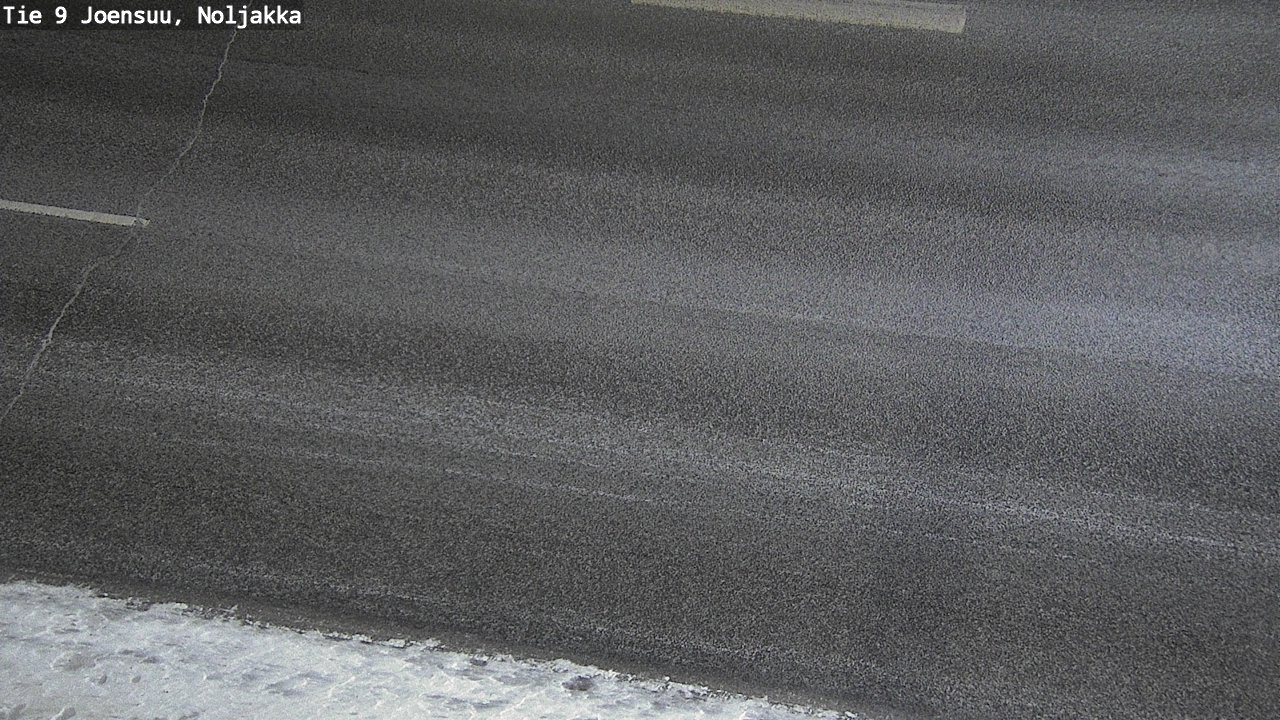Weather Camera Image Väg 9 Joensuu, Noljakka, Joensuu, Pohjois-Karjala
