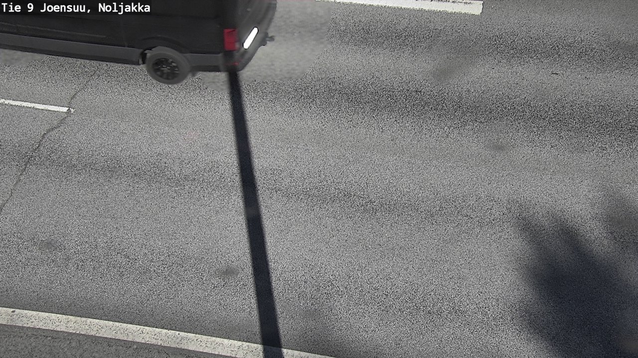 Weather Camera Image Väg 9 Joensuu, Noljakka, Joensuu, Pohjois-Karjala