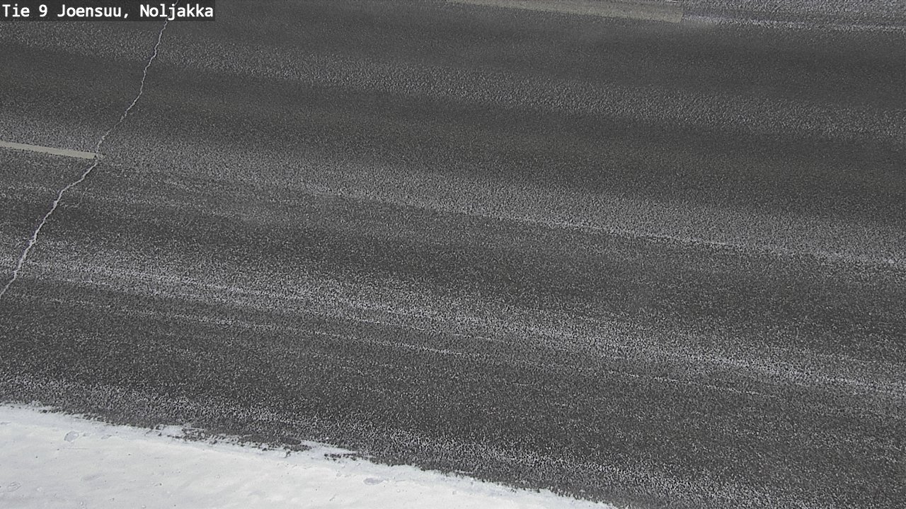 Weather Camera Image Väg 9 Joensuu, Noljakka, Joensuu, Pohjois-Karjala
