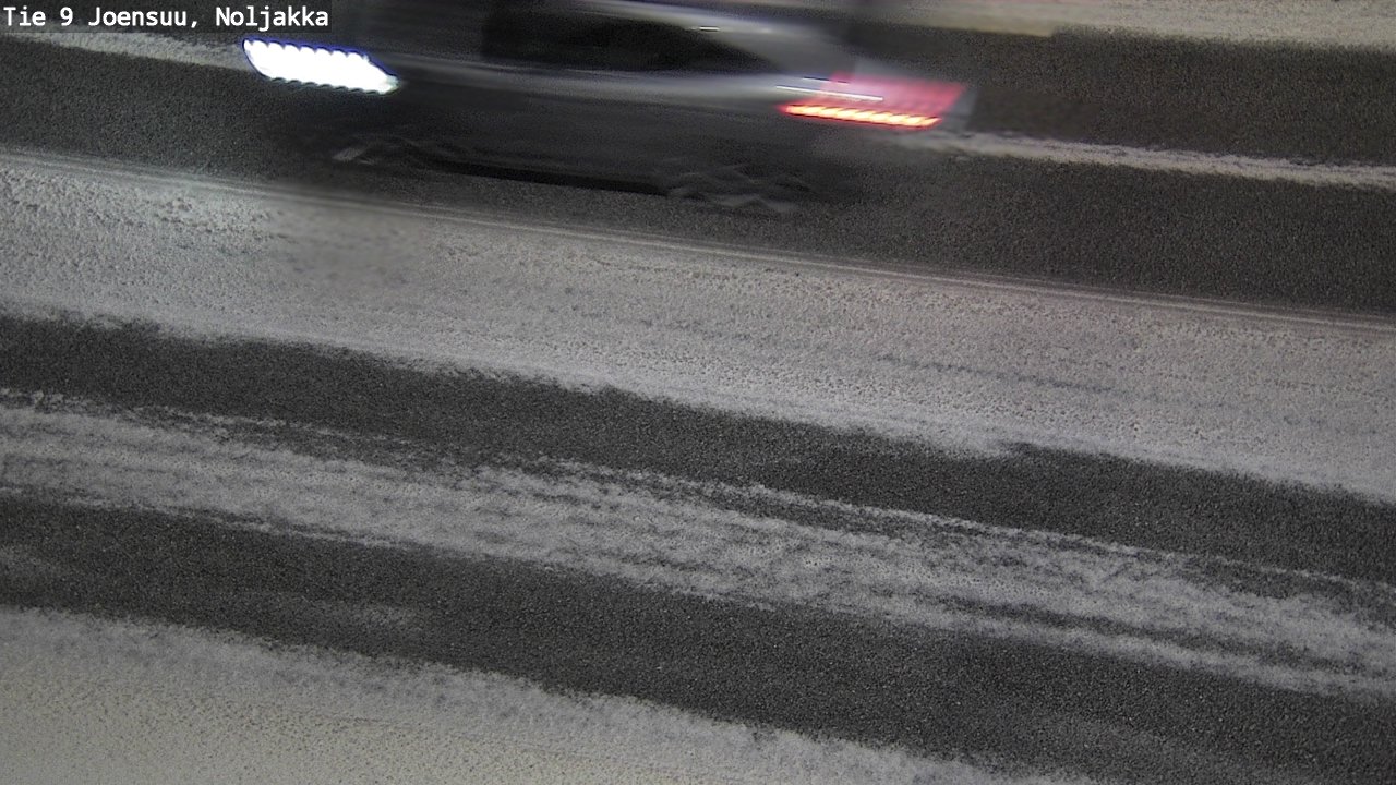 Weather Camera Image Väg 9 Joensuu, Noljakka, Joensuu, Pohjois-Karjala