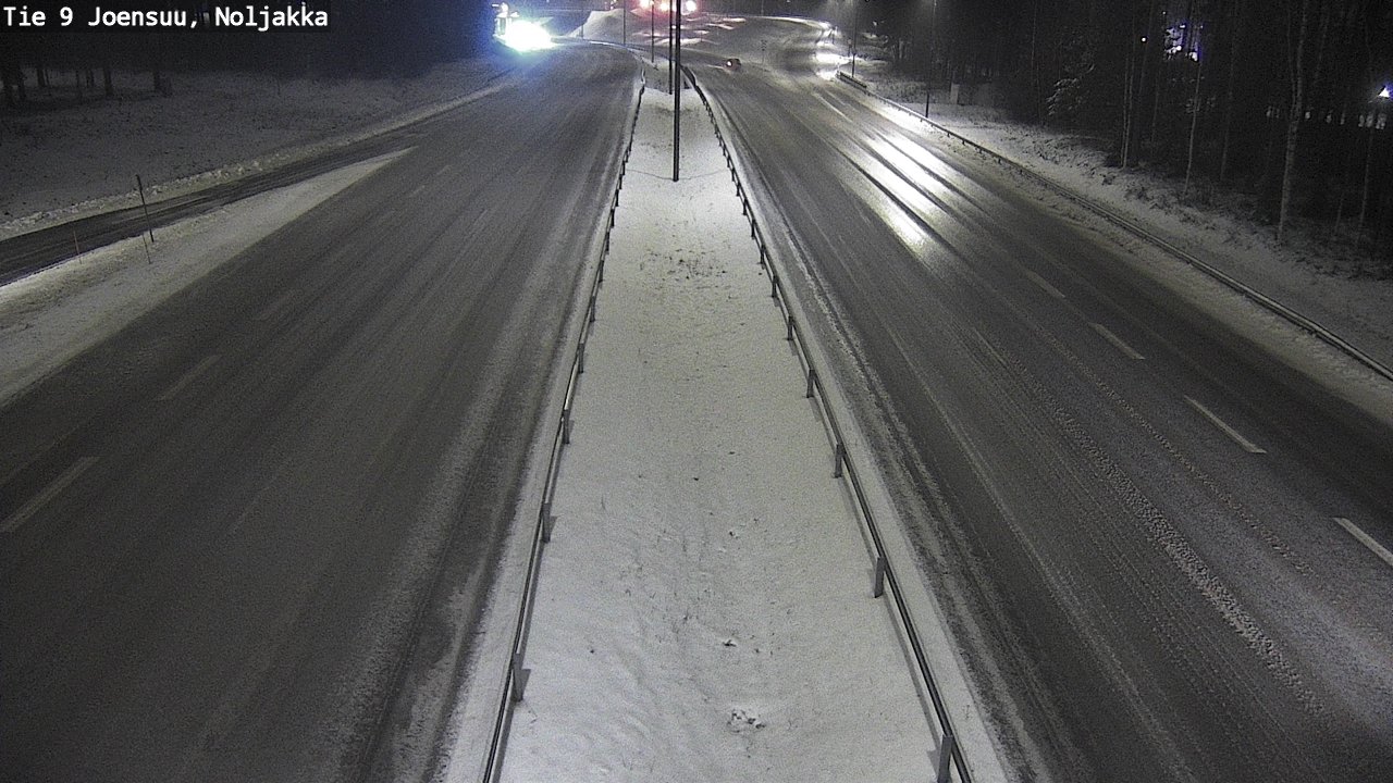 Weather Camera Image Väg 9 Joensuu, Noljakka, Joensuu, Pohjois-Karjala