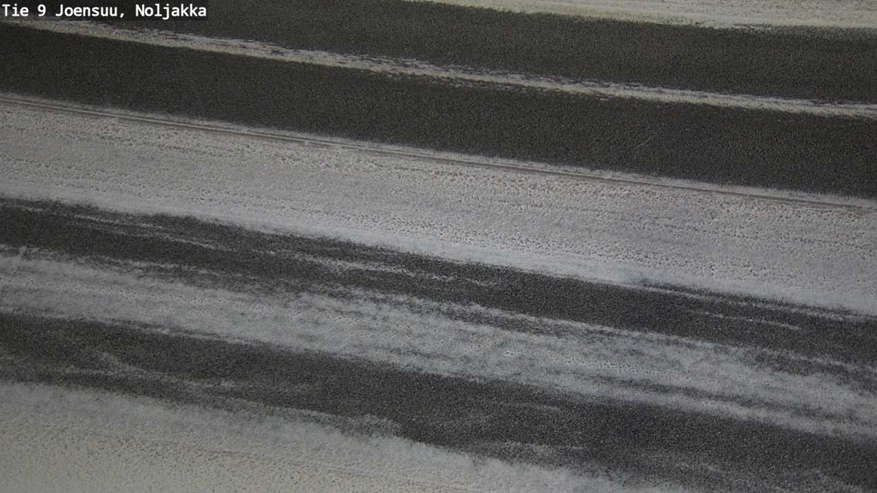 Weather Camera Image Väg 9 Joensuu, Noljakka, Joensuu, Pohjois-Karjala